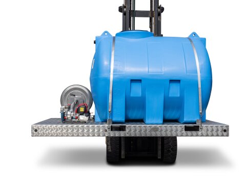 Wassertank 1.500 Liter PE auf Transportgestell –...