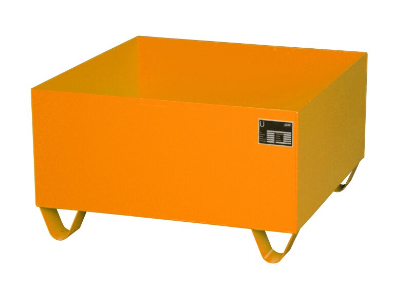 Auffangwanne 2000 ohne Gitterrost 800x800x460mm mit Stützfüße