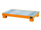 Auffangwanne AW 60-3/M max. 6x60l 1300x800x205mm mit Gitterrost und Sockelfüße