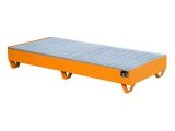 Auffangwanne 2050 max. 3x200l 1800x800x275mm mit Gitterrost und Stützfüße