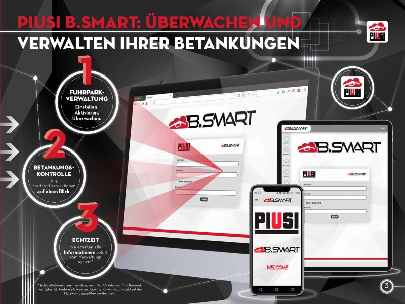 Tankautomat Piusi B.Smart Tanken per APP