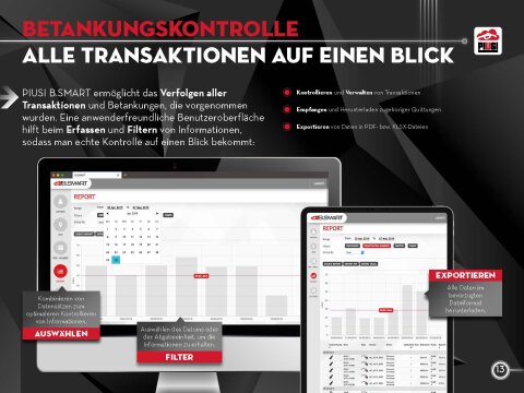 Tankautomat Piusi B.Smart Tanken per APP