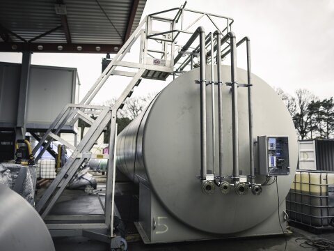 AHL Tank 80.000 Liter AdBlue Tank Flüssigdüngertank ASL Tank AdBlue Tank Düngerlager