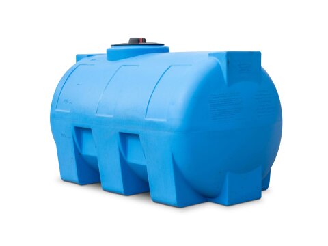 Wasserfass 2.000 Liter PE oberirdisch liegend