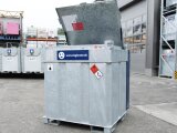 Mobile Tankstelle QUADRO-BLUE 1000-230 – 980 l Diesel + 170 l AdBlue®, doppelwandig, AWsV zugelassen