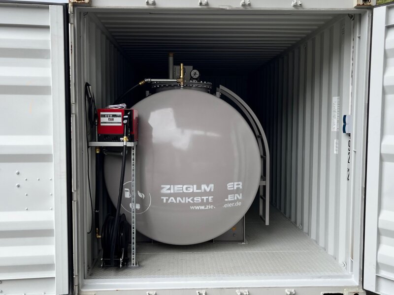 FuelTainer Basic 10.000 l – Tankstellencontainer & Dieseltank mit Zapfanlage, WHG- & AwSV-konform