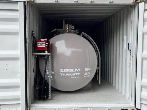 FuelTainer Basic 10.000 l – Tankstellencontainer & Dieseltank mit Zapfanlage, WHG- & AwSV-konform