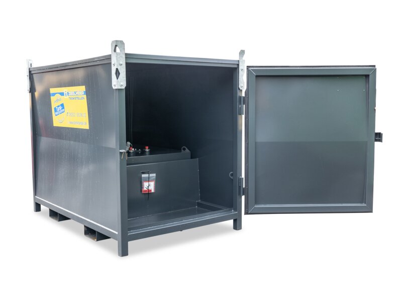 Mobile Tankstelle Diesel 950l Dieseltank für Baustellen