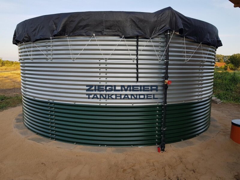 Wassersilo – günstige Speicherung großer Wassermengen bis 3.000 m³ für Bewässerung, Landwirtschaft & Löschwasser